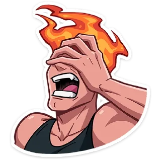 🤦‍♂ emoji Каспер от @TgSticker Telegram sticker 23 of 49