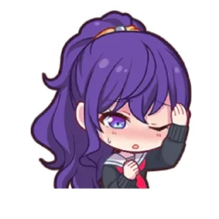 🤕 emoji Mafuyu/Мафую #мафуюфан Telegram sticker 9 of 15
