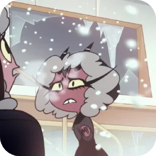 🖤 emoji БОЛЬШЕ ⇨ @CLOOBHUB МИЛЛИ MILLIE АДСКИЙ БОСС BOSS Telegram sticker 5 of 57