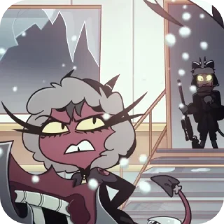🖤 emoji БОЛЬШЕ ⇨ @CLOOBHUB МИЛЛИ MILLIE АДСКИЙ БОСС BOSS Telegram sticker 23 of 57