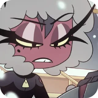 🖤 emoji БОЛЬШЕ ⇨ @CLOOBHUB МИЛЛИ MILLIE АДСКИЙ БОСС BOSS Telegram sticker 19 of 57