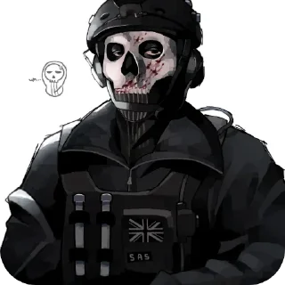 😶 emoji ghost Telegram sticker 7 of 18