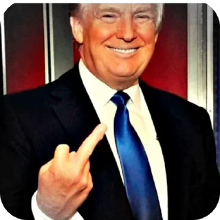 Sticker from Donald Trump
(Author  @VladimirPutinRussianFedera)