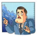📉 emoji Mr. Trader Telegram sticker 17 of 35