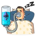 😴 emoji Mr. Trader Telegram sticker 15 of 35