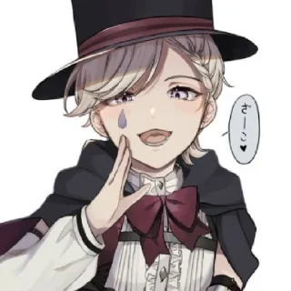 🃏 emoji Lyney : t.me/GenshStik ; @NonAmE0115171 Telegram sticker 19 of 45