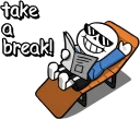 😎 emoji Undertale ENG :: @line_stickers Telegram sticker 11 of 40