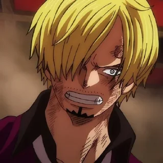 😠 emoji Sanji Wano Telegram sticker 9 of 50