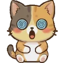 😵‍💫 emoji Котенок БоБ @CreateEmojiiBot Telegram sticker 23 of 40