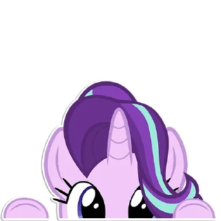 👀 emoji I see you... [Ponies] Telegram sticker 11 of 35