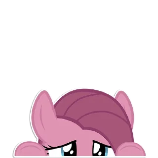 👀 emoji I see you... [Ponies] Telegram sticker 21 of 35