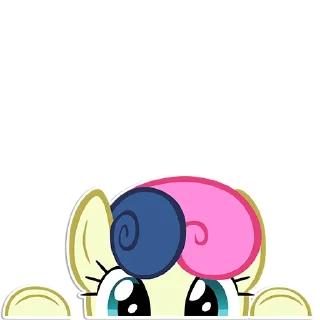 👀 emoji I see you... [Ponies] Telegram sticker 15 of 35