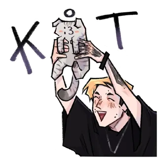 🐈 emoji мазеллов. Telegram sticker 7 of 12