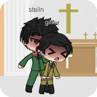 👄 emoji Пьер даун Telegram sticker 20 of 48