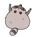 🙏 emoji Racoon Telegram sticker 9 of 23