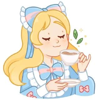 😌 emoji Долли☺️ Telegram sticker 5 of 47