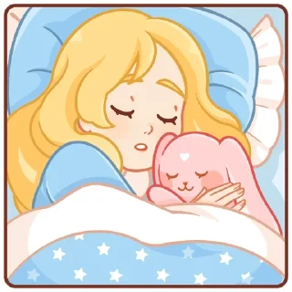 😴 emoji Долли☺️ Telegram sticker 9 of 47