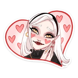 ❤ emoji Ванда @nyasticks Telegram sticker 22 of 49