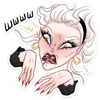 😈 emoji Ванда @nyasticks Telegram sticker 10 of 49