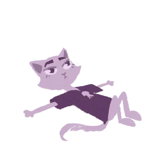 😶 emoji Котики (art by @artstriks) @stickerssave Telegram sticker 10 of 20