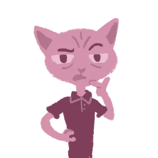 🧐 emoji Котики (art by @artstriks) @stickerssave Telegram sticker 19 of 20