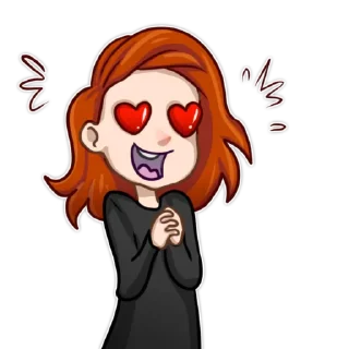 🥰 emoji Обычная школьница (@stickerssave) Telegram sticker 8 of 11