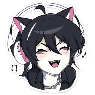 🎧 emoji Рен (@TgSticker) Telegram sticker 23 of 48