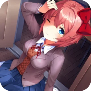 👍 emoji dokidokiliteratureclub — @nightlightoO3 Telegram sticker 5 of 55