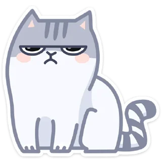 😒 emoji Серый Персик (@TgSticker) Telegram sticker 10 of 49