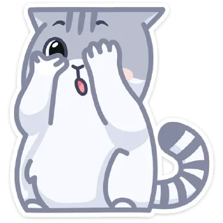 🙈 emoji Серый Персик (@TgSticker) Telegram sticker 21 of 49