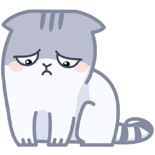 ☹️ emoji Серый персик Telegram sticker 9 of 49