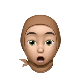 🤔 emoji Muslima </@ZEHNLIBOT> Telegram sticker 9 of 55