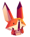 🙀 emoji Little Cute Fox Telegram sticker 14 of 24
