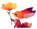 🍀 emoji Little Cute Fox Telegram sticker 8 of 24