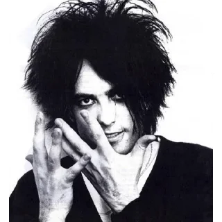 😣 emoji Robert Smith Telegram sticker 24 of 100