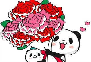 💐 emoji Little panda @Weempire @keiriststicks Telegram sticker 21 of 25