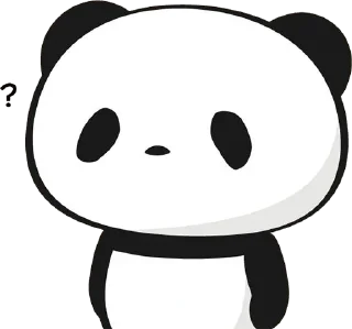 😶 emoji Little panda @Weempire @keiriststicks Telegram sticker 8 of 25