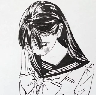 😞 emoji ‹‹ школьная форма Акэби !! (∩˃o˂∩)♡ Telegram sticker 5 of 29