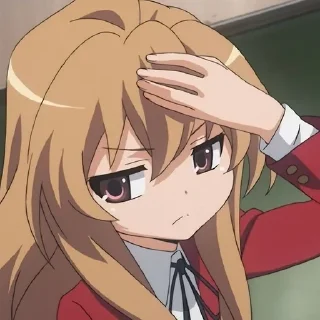 😓 emoji Taiga by @Astra1iX Telegram sticker 17 of 24