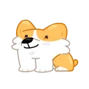 ☺️ emoji Corgi Life Telegram sticker 20 of 33