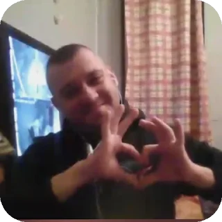👍 emoji привет мой свет не погас<3 Telegram sticker 15 of 100