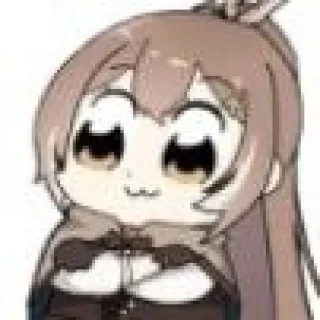 😶 emoji Mumei Pictures Telegram sticker 10 of 117