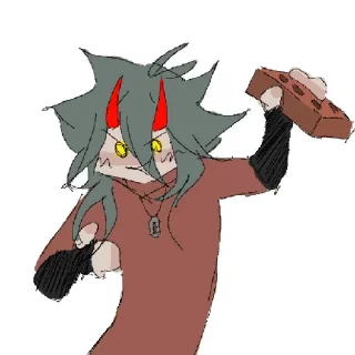 🧱 emoji Ласт пидор Telegram sticker 16 of 54