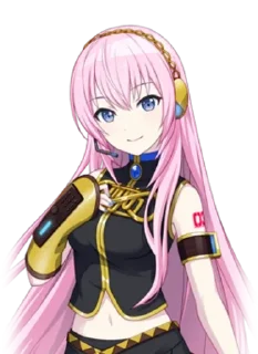 Sticker from Megurine Luka. | by: @arolinrs