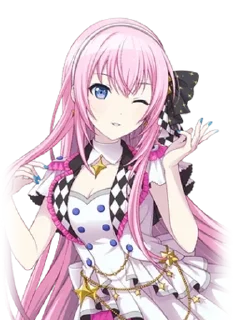 Sticker from Megurine Luka. | by: @arolinrs