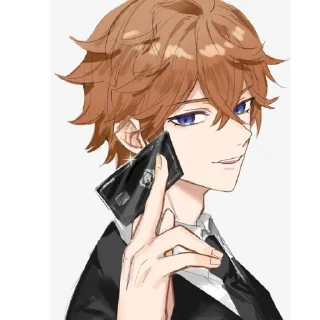 🤑 emoji Чжун ли и тарталья Telegram sticker 5 of 42