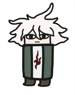 🥒 emoji danganronpa - @qwentymio Telegram sticker 5 of 120