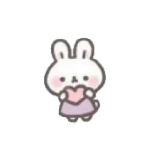 🐇 emoji ꒰ ܸ◞ ◟ܸ꒱ ; @qwebsiy Telegram sticker 20 of 40