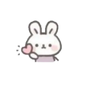 🐇 emoji ꒰ ܸ◞ ◟ܸ꒱ ; @qwebsiy Telegram sticker 23 of 40