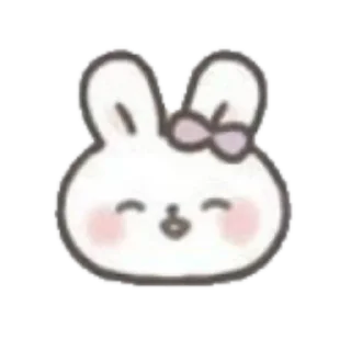 🐇 emoji ꒰ ܸ◞ ◟ܸ꒱ ; @qwebsiy Telegram sticker 13 of 40